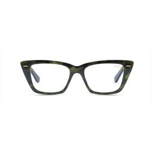 Quay Green Tortoise Blue Light Glasses